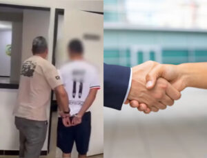 Homem esfaqueia amigo da esposa por causa de cumprimento e é preso; veja vídeo