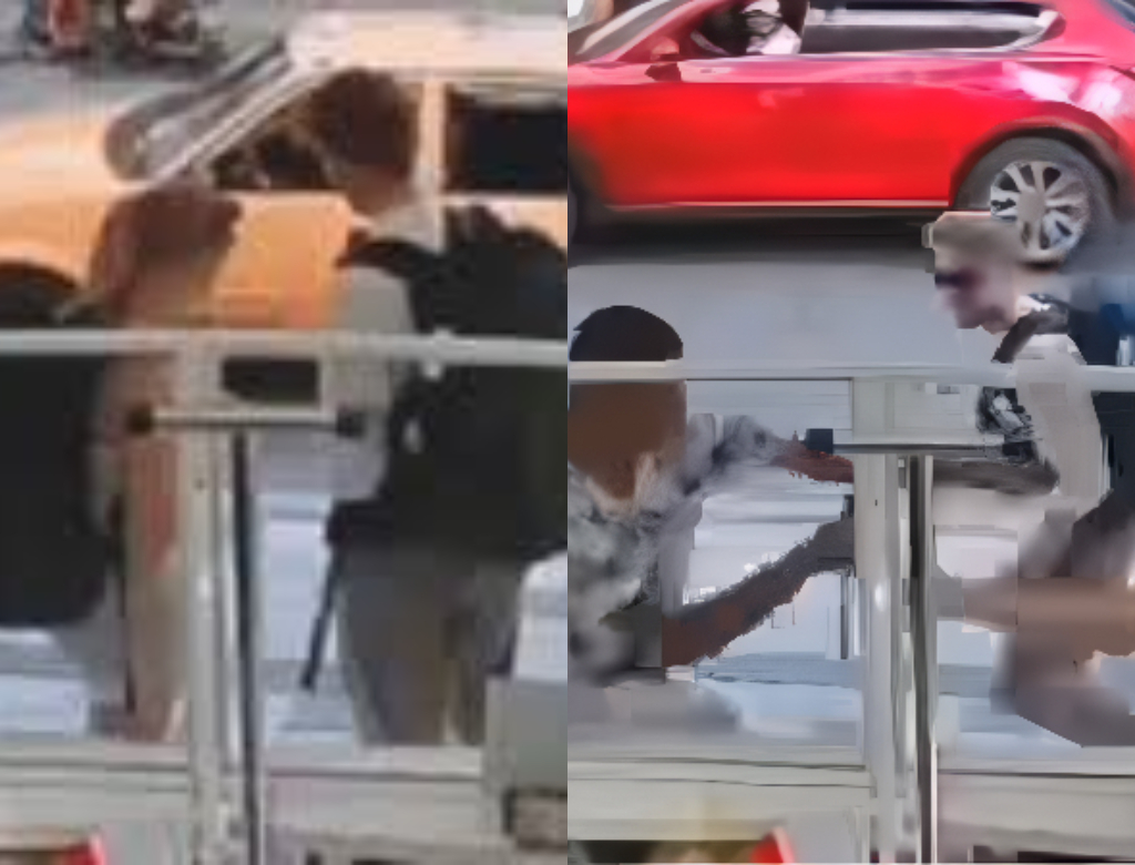 Namorado se esconde durante assalto e deixa mulher enfrentando criminoso; veja vídeo