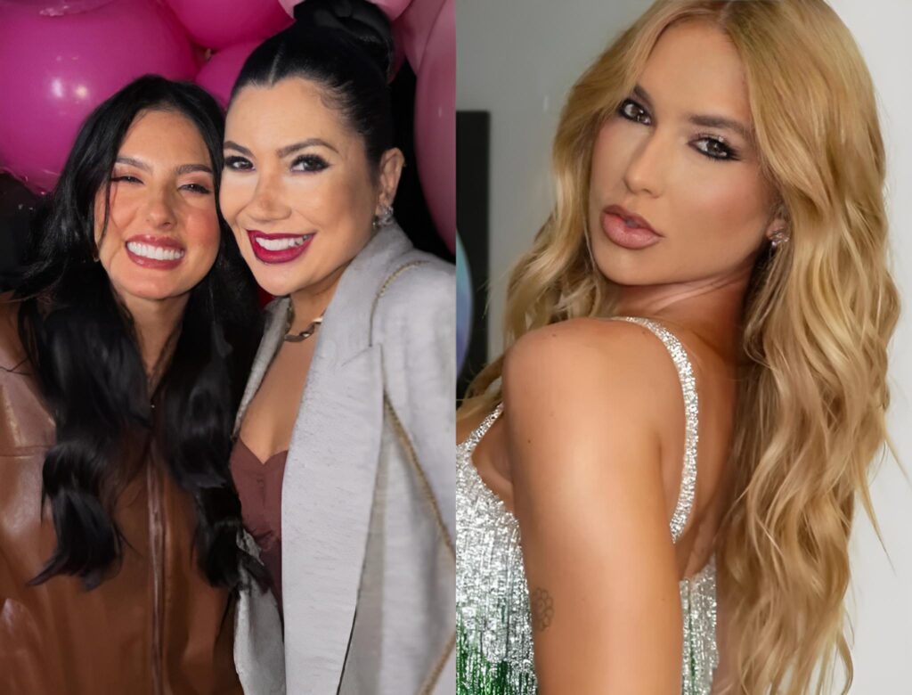 Ana Castela, Ana Luiza Sanches e Virginia (Foto: Reprodução)