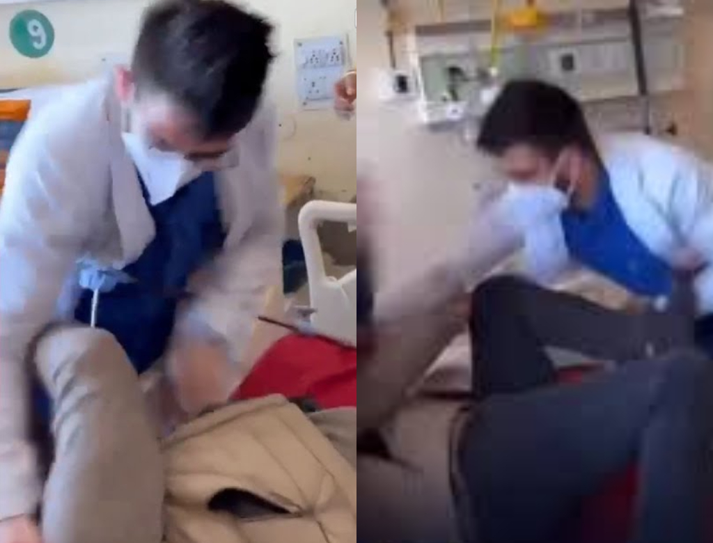 Médico é flagrado agredindo paciente dentro de hospital; veja vídeo