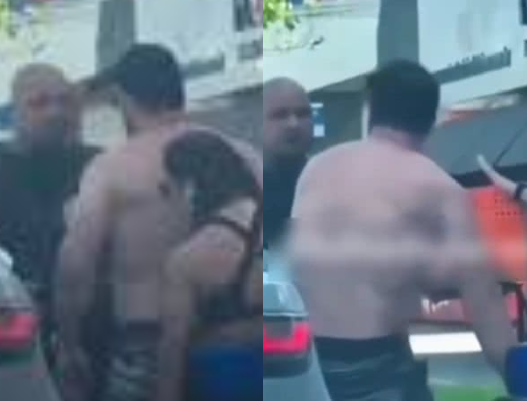 Motociclista é agredido na frente da esposa durante briga de trânsito; veja vídeo