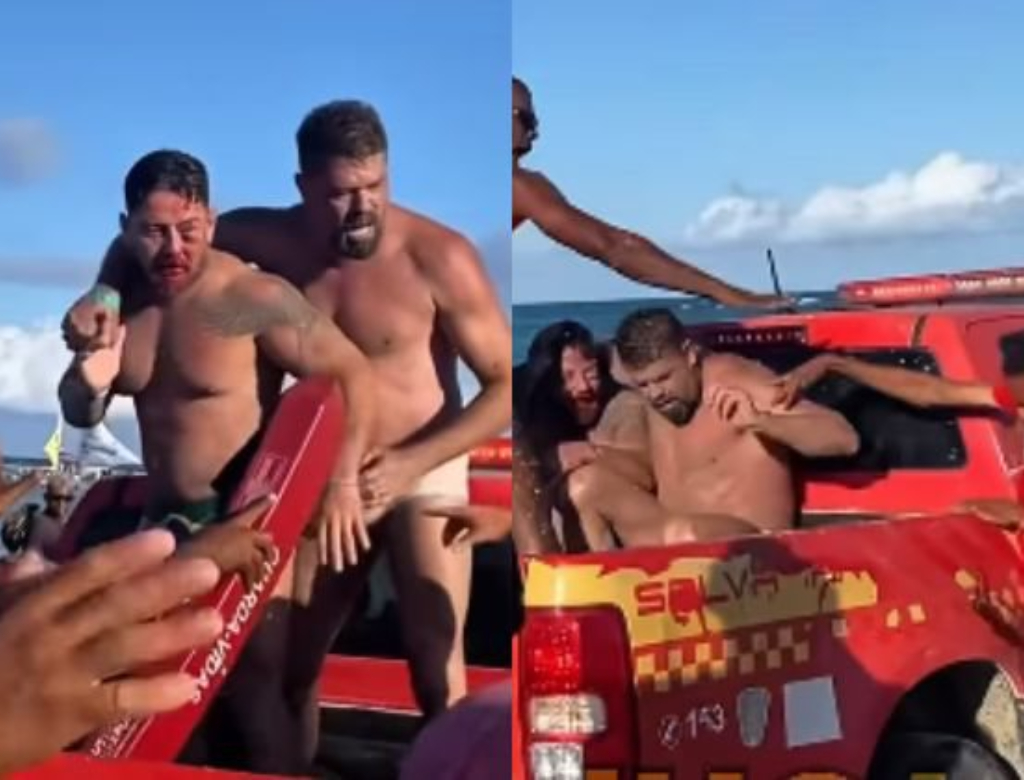 Confusão entre turistas e barraqueiros termina em pancadaria em Porto de Galinhas; veja vídeo