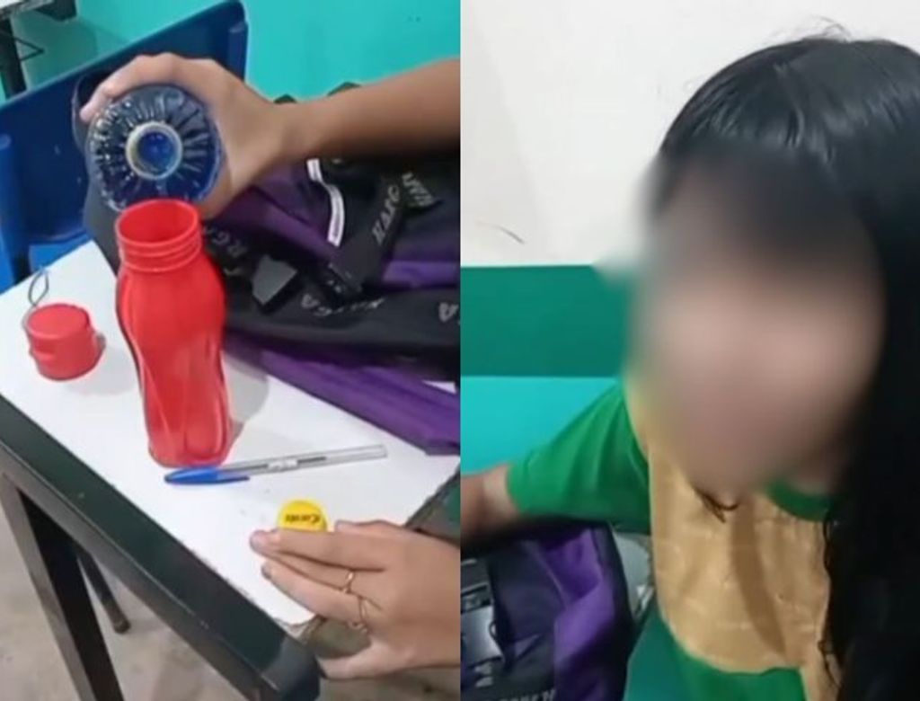 Alunas em recuperação consomem cachaça dentro de escola; VEJA VÍDEO!