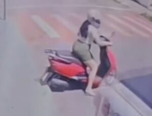 Vídeo mostra o momento em que mulher morre atropelada por caminhonete após deixar o filho na escola; ASSISTA!