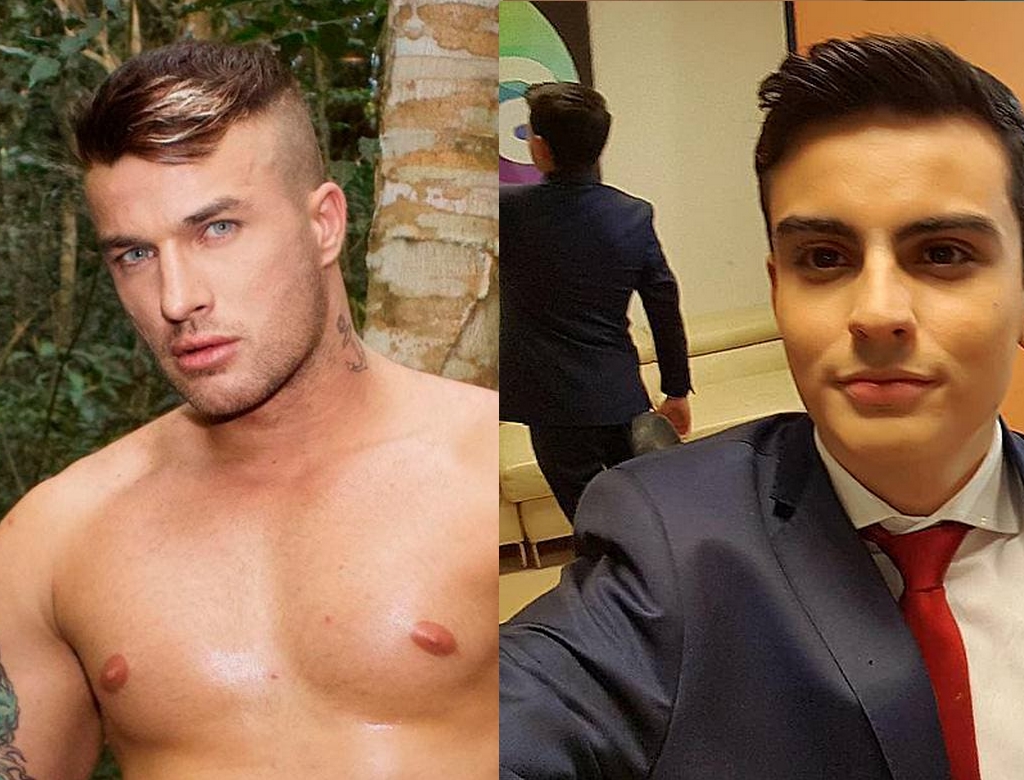 Modelo e Dudu Camargo (Foto Reprodução Redes Sociais)