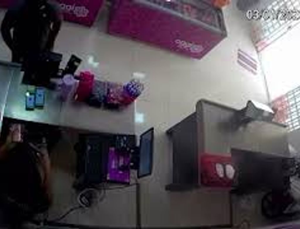 Assaltante armado finge ser cliente e assalta sorveteria em Campo Grande; VEJA VÍDEO!