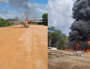 Ibama destrói avião e apreende ouro em operação contra garimpo ilegal; VEJA VÍDEO