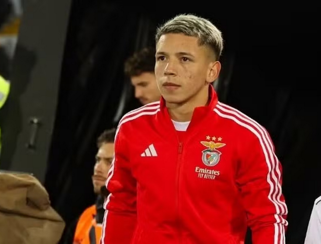 Gianluca Prestianni (foto Reprodução Redes Sociais)