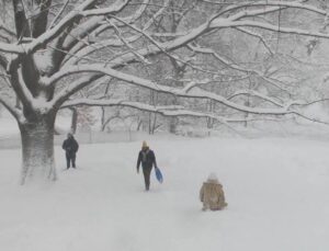 Tempestade de neve cobre Central Park em Nova York e vídeo impressiona; VEJA VÍDEO
