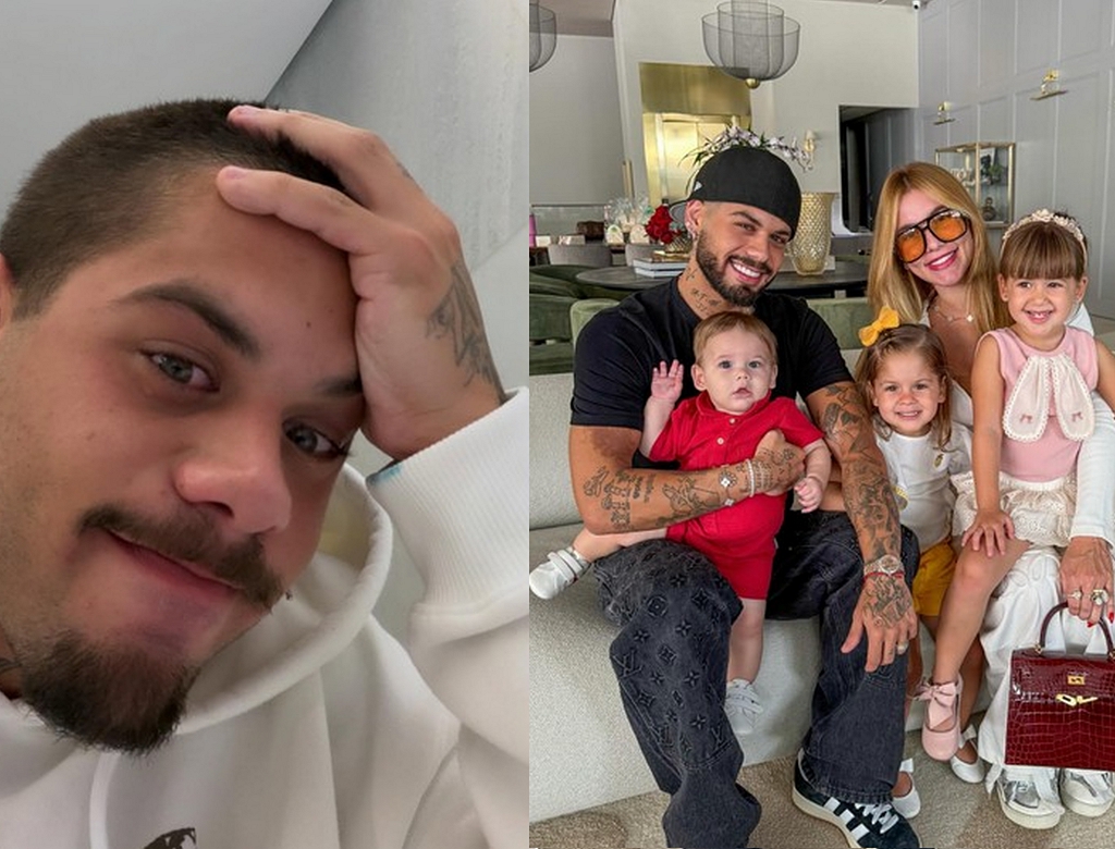 Zé Felipe, Virginia e filhos (foto Reprodução Redes Sociais)
