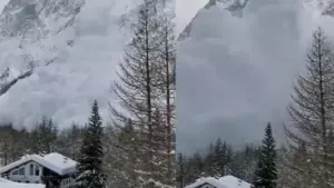 Vídeo flagra momento de avalanche em área de esqui na Itália que deixou 3 mortos; ASSISTA!