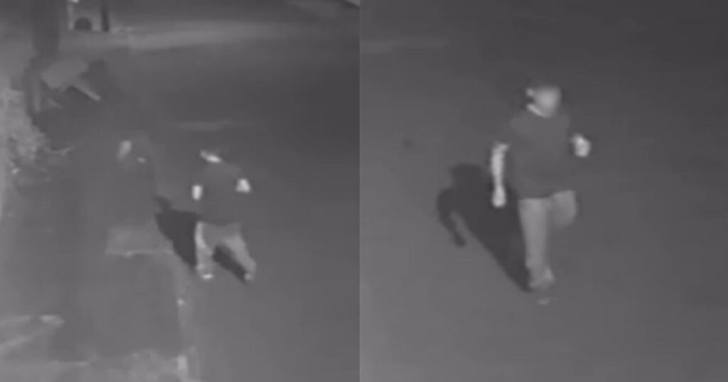 Homem coloca fogo em casa da ex-companheira em Joinville e é flagrado por câmeras; VEJA VÍDEO!