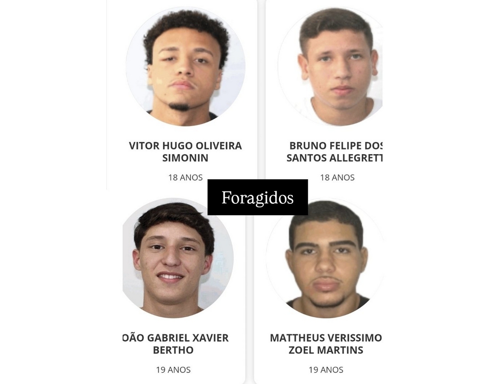 Foragidos (Foto Reprodução Redes Sociais) 