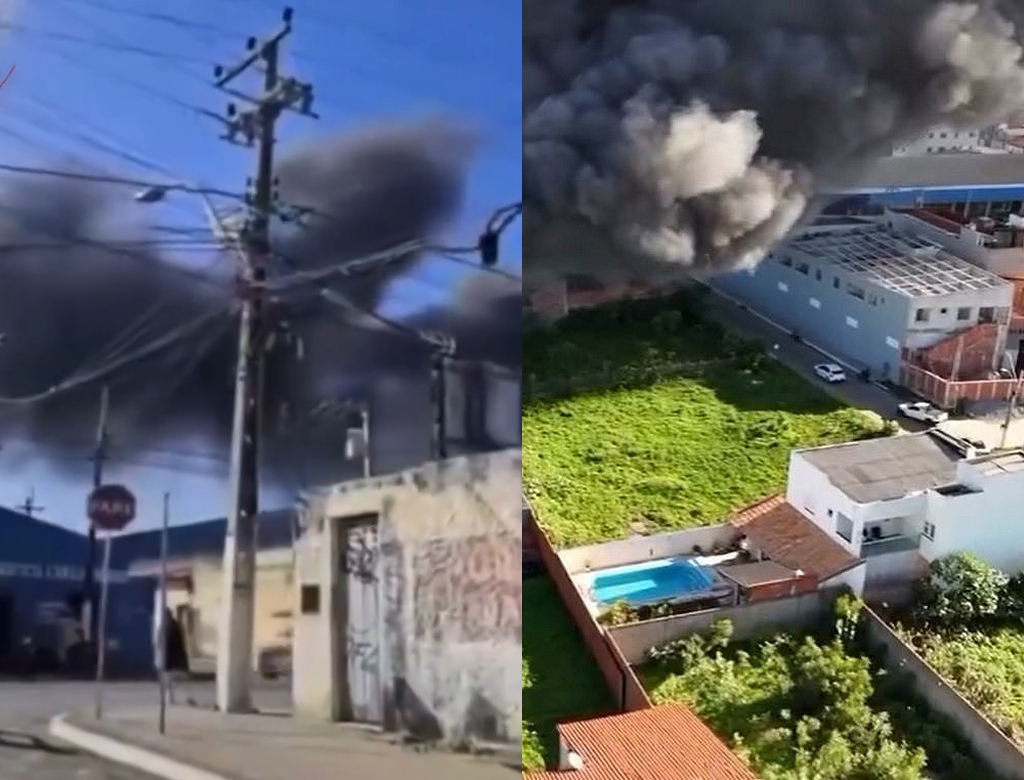Incêndio (foto Reprodução Redes Sociais) 