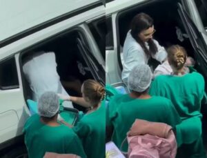 Médica realiza parto às pressas dentro de carro na porta de hospital; VEJA VÍDEO