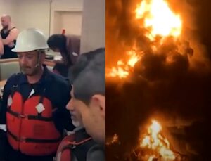 Navio petroleiro é engolido por chamas após ataque no Iraque; VEJA VÍDEO