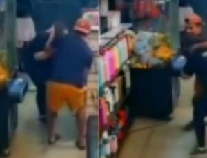 Funcionária é agredida e arrastada pelos cabelos durante assalto a loja; VEJA VÍDEO