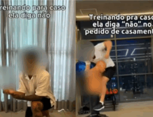 Influenciadora defende marido que participou de trend misógina: ‘Não é agressor’; VEJA