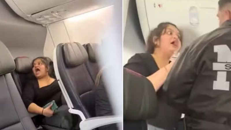 Passageira é retirada de voo nos EUA após se recusar a usar fones de ouvido; veja vídeo