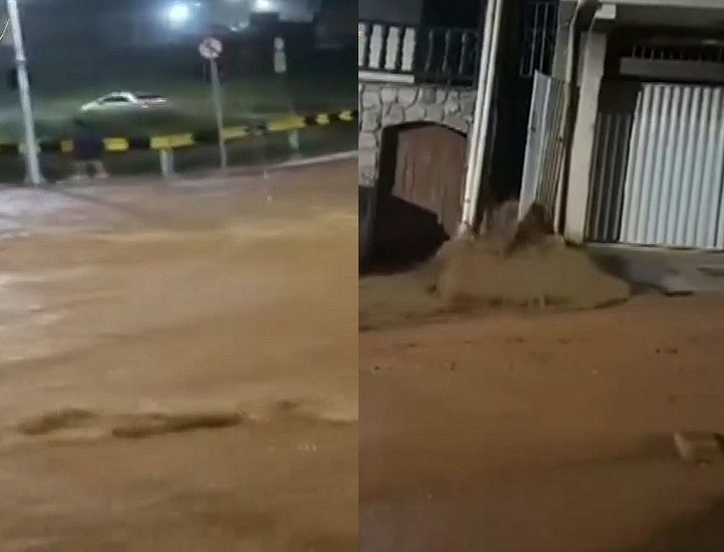 Alagamento (foto Reprodução Redes Sociais) 