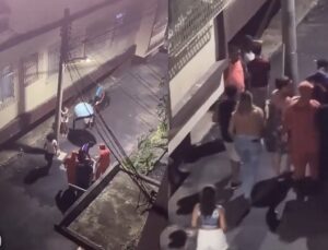 Mulher é atacada por pitbull durante briga com namorado; VEJA VÍDEO