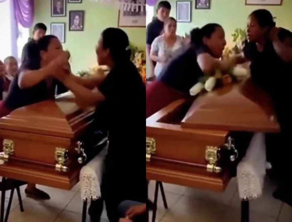Velório termina em briga após mulheres descobrirem relacionamento com o falecido; veja vídeo