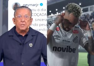 Galvão Bueno detona Neymar após jogador soltar o verbo nas redes: “Não tem ser humano que aguente”; veja vídeo