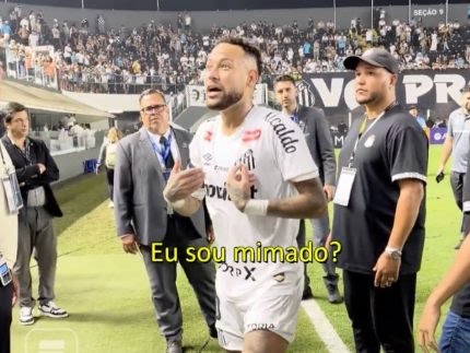Veja o que Neymar disse em discussão com torcedor após jogo do Santos; VÍDEO