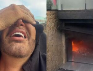 Pai do MC Gui mostra casa incendiada e altar com Bíblia e santa intacto; VEJA VÍDEO