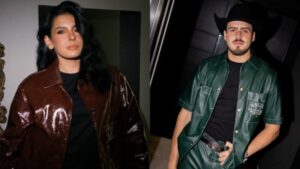 Jon Vlogs reacende rumores de affair com Ana Castela ao chegar nos EUA