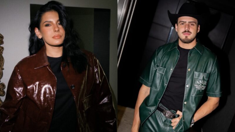Jon Vlogs reacende rumores de affair com Ana Castela ao chegar nos EUA