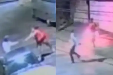 Homem acaba preso após mulher tentar atear fogo nele e se queimar em BH; VEJA VÍDEO!