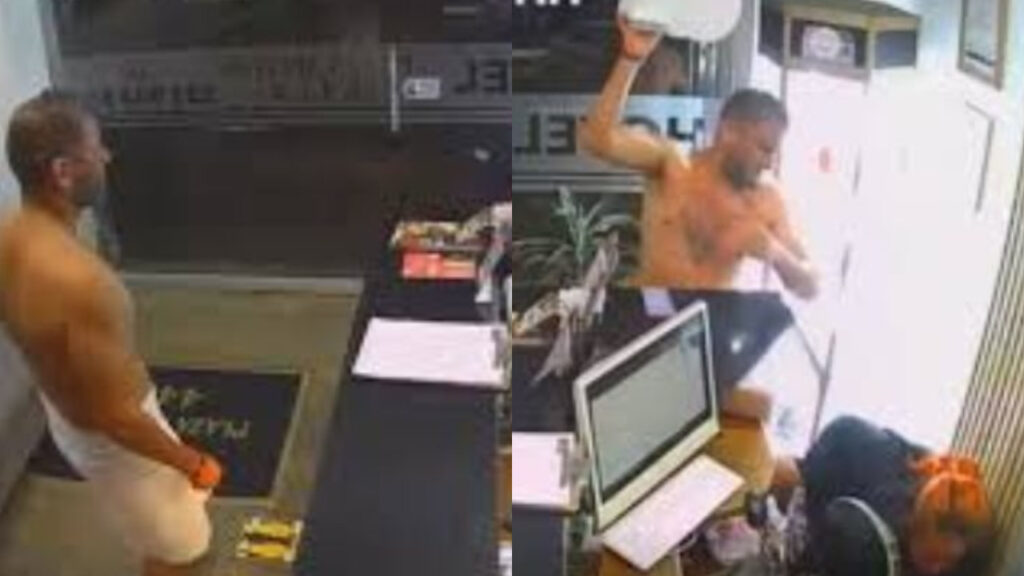 Funcionária de hotel é brutalmente agredida por hóspede após recusar proposta sexual; veja vídeo