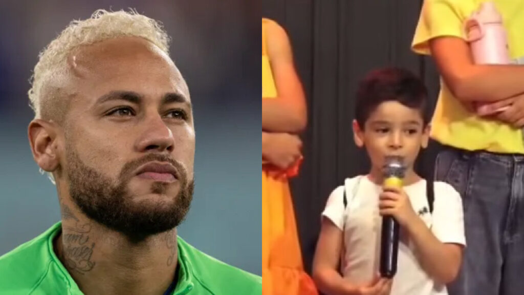 Menino faz oração para Neymar ser convocado para a Copa do Mundo e jogador reage; veja vídeo