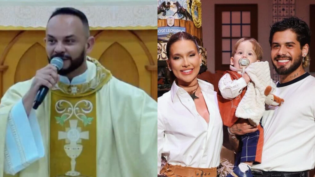 Padre que batizou filho de Virginia e Zé Felipe torce por reconciliação do casal: “Que bênção seria”