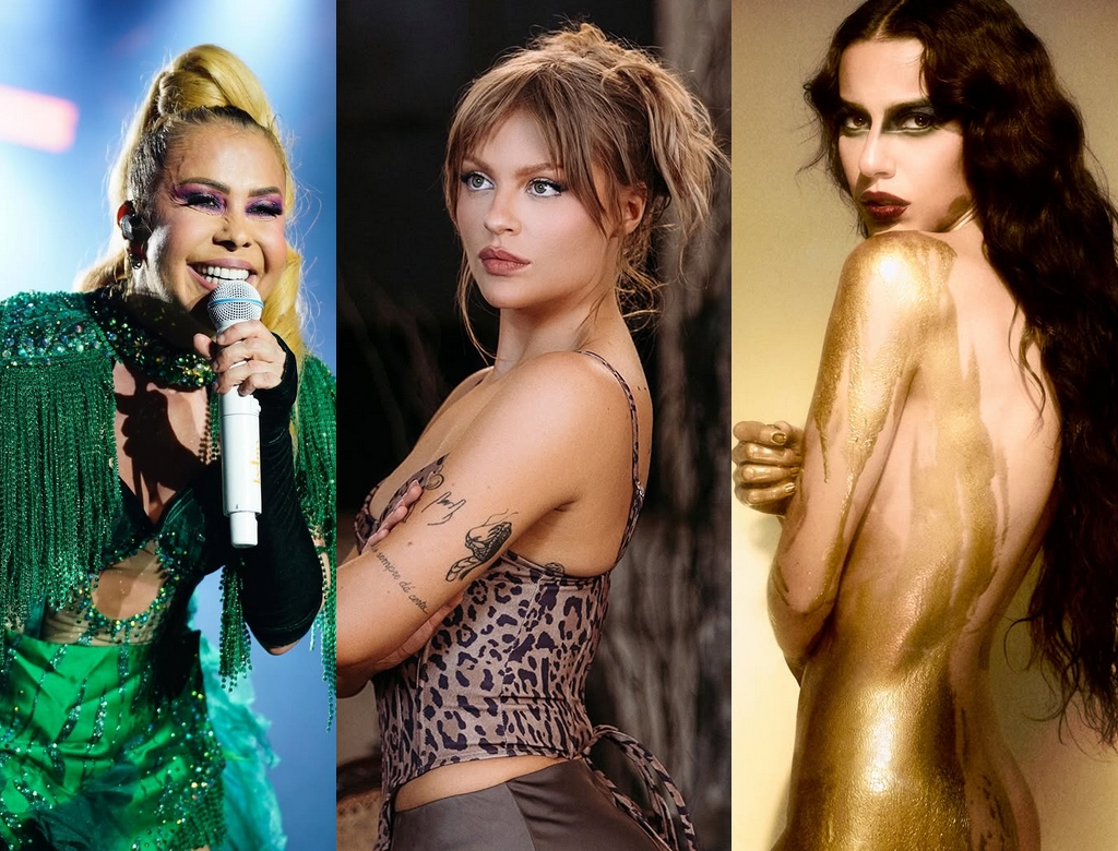 Joelma, Luísa Sonza e Marina Sena (Foto Reprodução Redes Sociais)