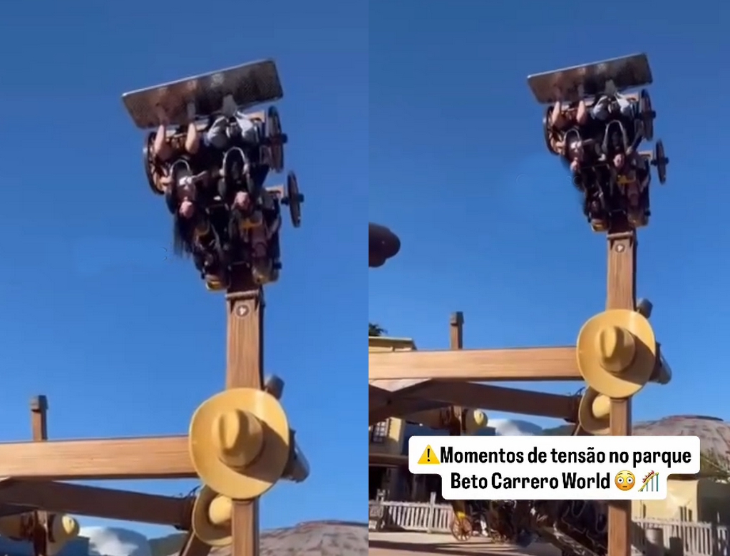 Parque de diversões (Foto Reprodução Redes Sociais)