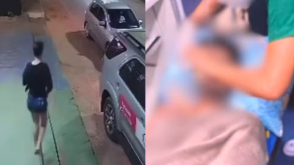 Vídeo mostra momento em que mulher joga água quente em namorado dentro de carro; assista!