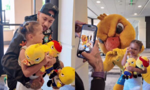 Após medo viralizar, filha de Neymar surpreende ao reencontrar mascote da Seleção Brasileira; veja
