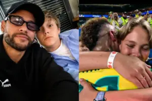 Filho de Neymar celebra estreia do pai na Copa e prevê gol