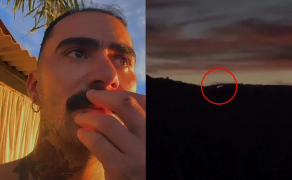 Influencer registra objeto luminoso e levanta debate sobre OVNIs; VEJA VÍDEO!