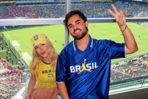 Saiba por que Lucas Guedez voltou ao Brasil antes de Virginia durante quadro da Copa