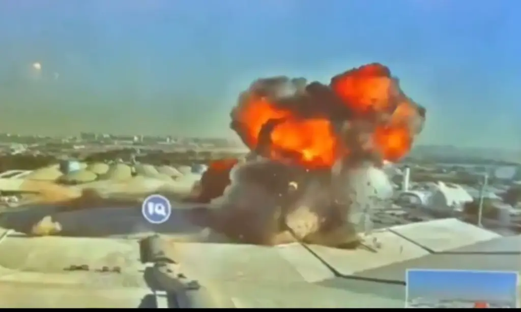 Vídeo mostra momento em que drone explode após atingir aeroporto; ASSISTA!