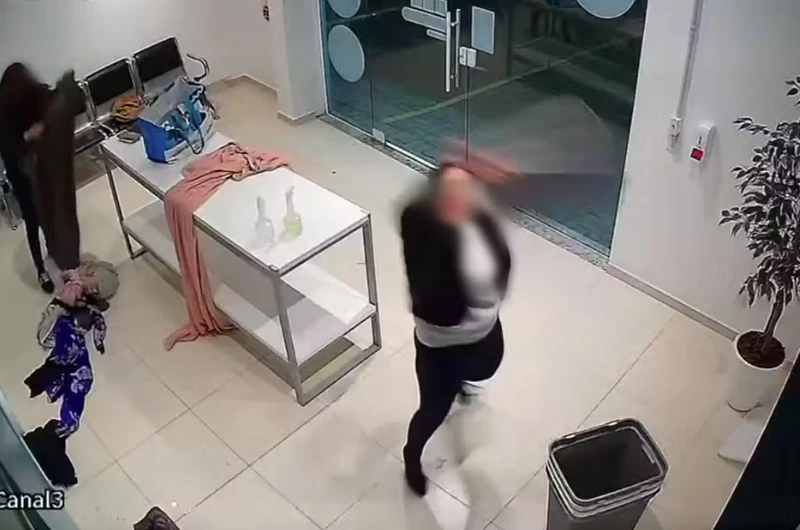 Revoltada com “mau cheiro”, mulher arremessa cestos e depreda lavanderia; Veja vídeo!