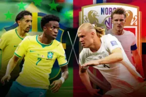 Haaland marca dois e elimina o Brasil da Copa nas oitavas de final