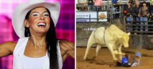 Primo de Ana Castela sofre grave acidente após cair de touro em rodeio; Veja Vídeo