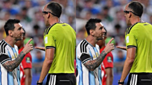 Saiba o que Messi disse ao árbitro em discussão durante Argentina x Suíça