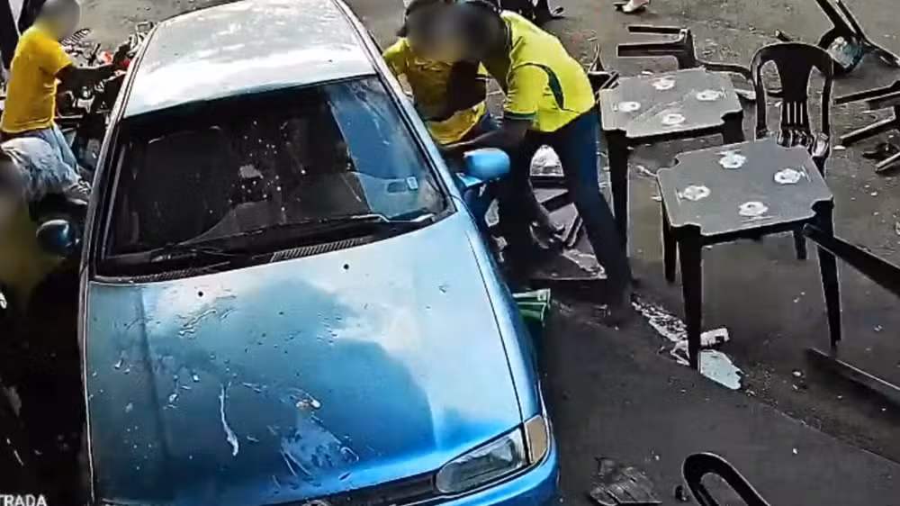 Adolescente atropela torcedores durante Brasil x Noruega e deixa quatro feridos em MG; veja vídeo