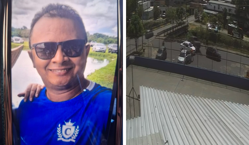 Câmeras registram momento em que policial é baleado em Manaus; assista!