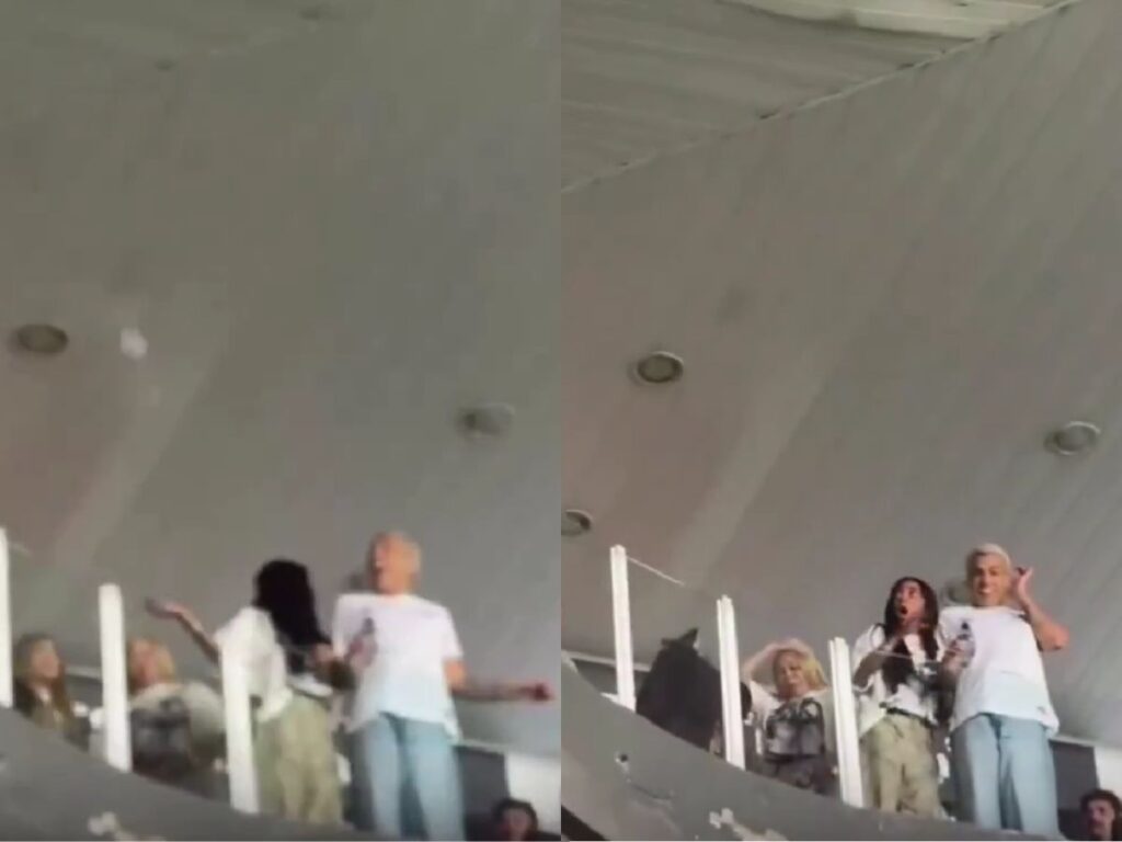 VÍDEO: Irmã de Neymar, Rafaella Santos é hostilizada por torcedores durante jogo na Vila Belmiro